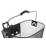 Košík na riadidlá - klipový HT-207C - čierny